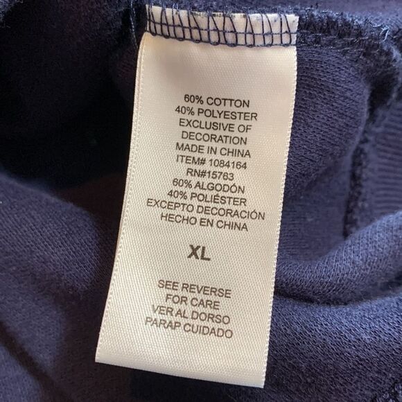 University of Arizona Wildcats Men's 1/4 Zip Blue Long Sleeve Sweater Size XL - Picture 4 of 11